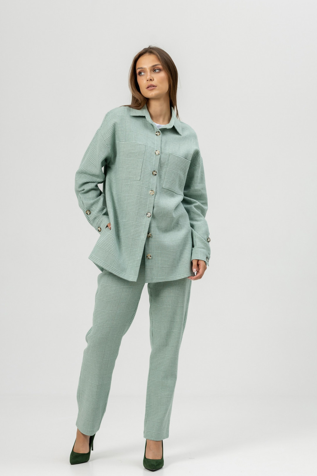 Костюм ATELERO 1092 бирюзовый - фото 4